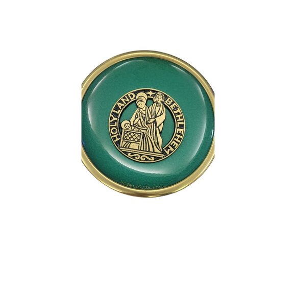 Vintage Holy Land Bethlehem Jesus Wall Plate Collectors Religious Jerusalem - Picture 6 of 12